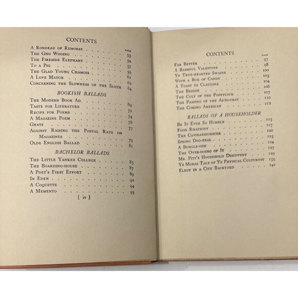 Bashful Ballads by Burgess Johnson HC 1911 Poetry Harper & Bros NY illustrated - Picture 5 of 16